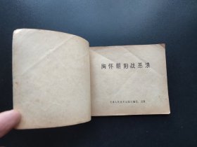 胸怀朝阳战恶浪连环画