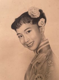 民国女明星毛妹画像两张