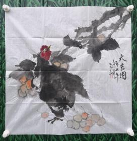 张志敏【部分作品有画家合影】：1972年生于河南三门峡，毕业于三门峡豫西师范。现为中国美协会员，中国工笔画协会会员，北京天湘画院导师