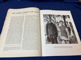 1942年3月亚细亚杂志，内容提要美国名记者文森特·希恩“亚洲的华人领袖”及图；林语堂文章“与印度结盟”； 上海难民儿童；赛珍珠文章“明日的火种”；莫宝基文章“我们中国人捍卫自己的信仰，带蒋介石宋美龄图；美国著名记者安娜路易斯·斯特朗文章“苏维埃人民在战斗”；中国穆斯林；