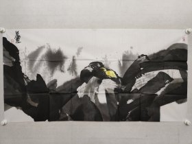 著名水墨重彩大写意画家，武星宽国画68*136cm，软片。武星宽，蒙古名：乌兰扎布，1952年出生于内蒙古巴彦淖尔盟，蒙古族。现为武汉理工大学首席教授，武汉理工大学艺术与设计学院责任教授，博士生导师，学术委员会主席。兼任中央文史馆书画院研究员，中国美术家协会会员，湖北省人民政府文史馆员，湖北省突出贡献专家，武汉市人民政府顾问，内蒙古水墨重彩画研究院院长。（保真书画）