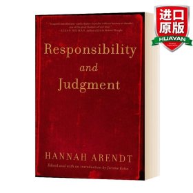 英文原版 Responsibility and Judgment 责任与判断 反抗平庸之恶 英文版 进口英语原版书籍