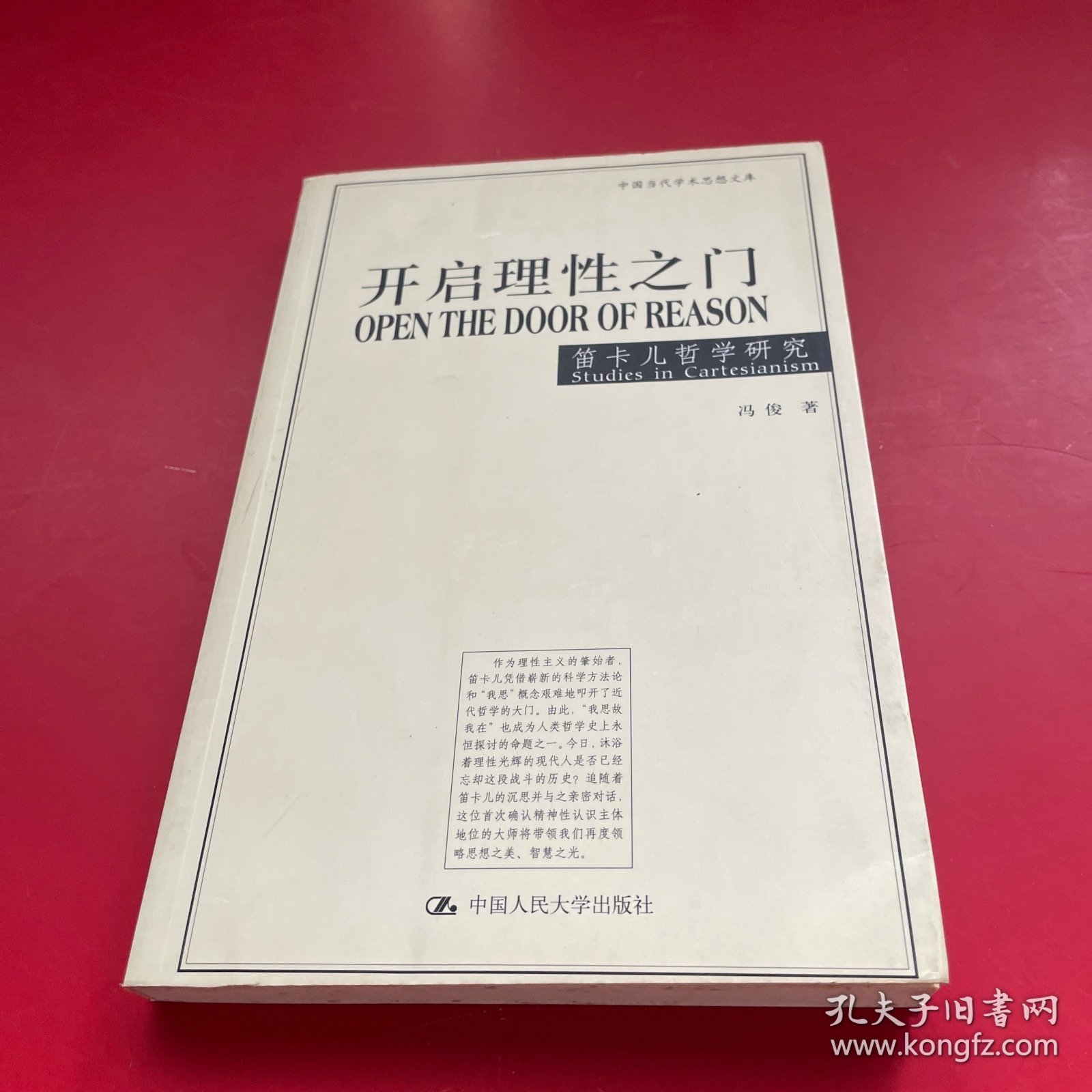 开启理性之门：笛卡儿哲学研究