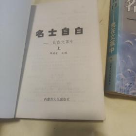 名士自白:我在文革中，（上下）