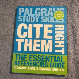 Palgrave Study Skill Cite Them Right (Ninth edition)帕雷格版学习技巧 正确地引用他们