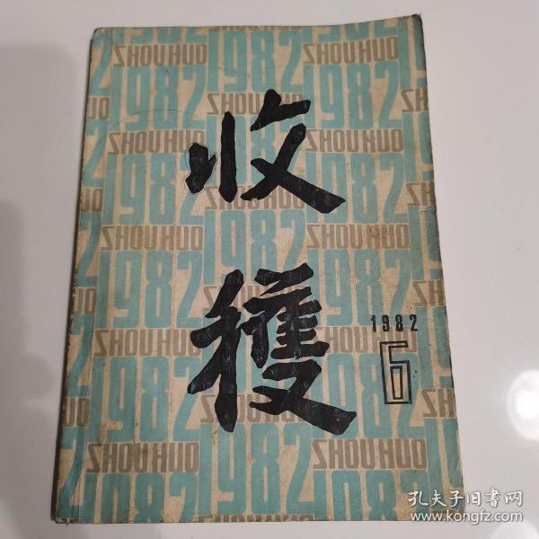 收获杂志  1982年第6期  文学双月刊