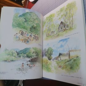 日版 男鹿和雄画集 Oga Kazuo Art Collection 宫崎骏御用画师 男鹿和雄 龙猫/岁月的童话/平成狸合战/等背景画集