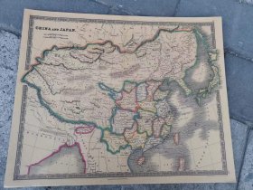 德制清版中国地图