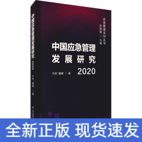 中国应急管理发展研究2020