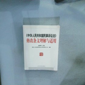 《中华人民共和国民事诉讼法》修改条文理解与适用