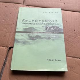 武陵山区域发展研究报告:“武陵山少数民族地区经济社会发展高峰论坛论文集”