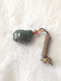 和田玉龙龟吊坠油性足寓意好雕工精致材质细腻按图发货一物一图D022