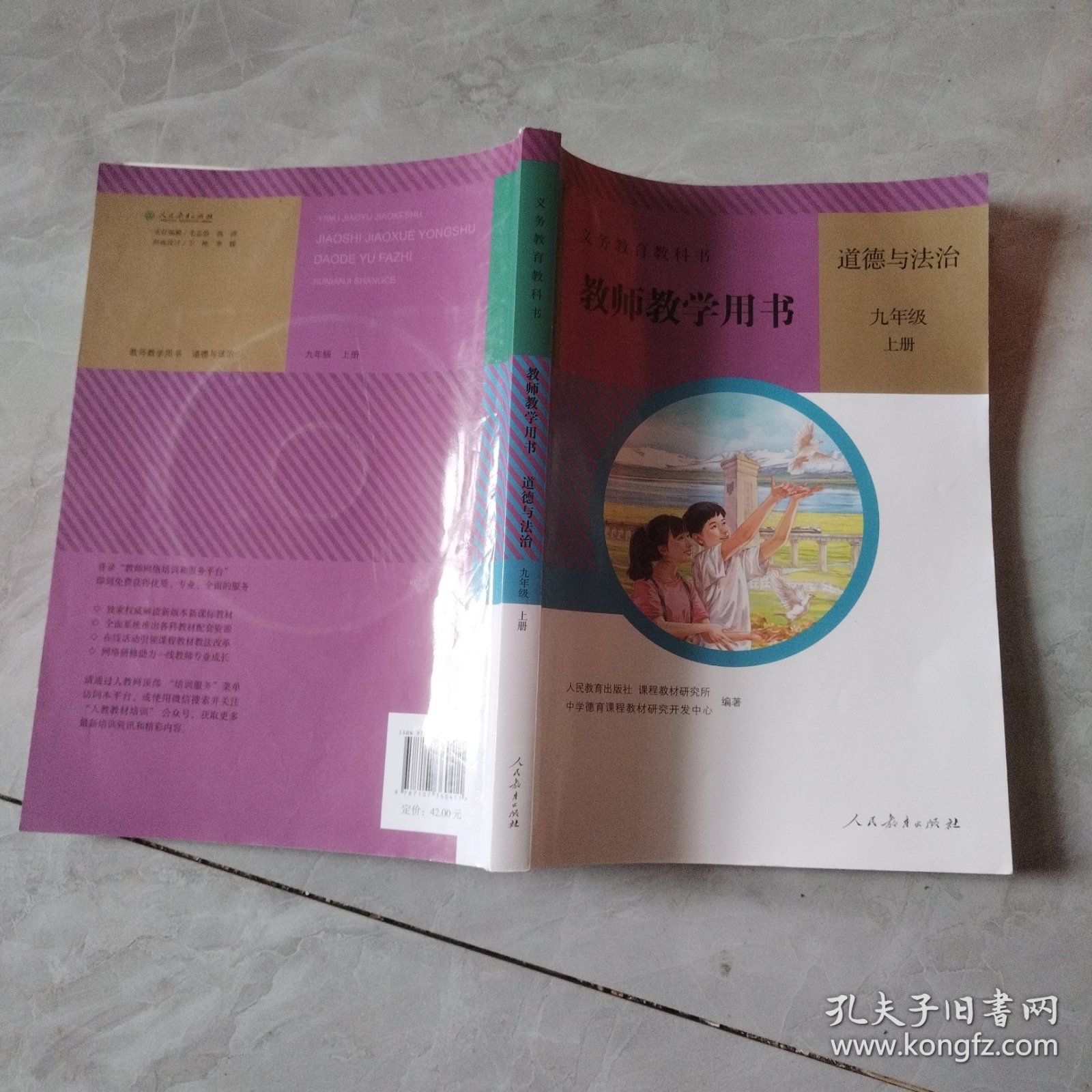 教师教学用书 道德与法治 九年级 上册