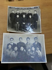 56年，上海眼科学会主办验光师进修班，照片2张