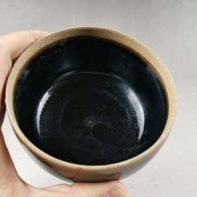 古玩旧藏窑变瓷盖罐 直径9厘米 高9厘米