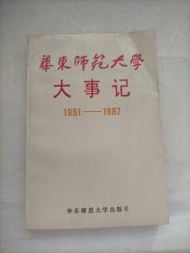 华东师范大学大事记1951-1987