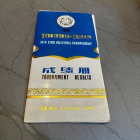 1985年国际军事体育理事会第十三届排球锦标赛 成绩册