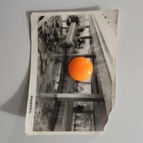 七八十年代著名建筑大师莫伯治设计作品广州“矿泉别墅”老照片一张【一角撕去】