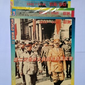 第二次世界大战图片档案实录（欧洲，苏联，东欧三册合售）包邮