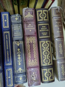 Franklin library（富兰克林图书馆） 世界文学经典丛书，全50册，豪华皮脊封面，三面刷金。英文