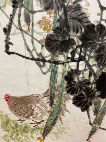 ．张建：生于北京，毕业于中央美院工笔画高研班，师从苏百钧先生。自幼受乡贤祖父张霖先生启蒙学习书法。少年时期拜刘忠信先生为师正式学习齐派大写意花鸟画，在此期间有幸得到娄师白先生亲自指点，随娄先生学习十余载打下了扎实的笔墨基础，并着意从艺术综合修养上全面发展。

现为中国民主同盟盟员，北京市美术家协会会员，丰台区文联理事，丰台区青联委员，丰台区美术家协会副秘书长、展览部主任。尺寸138:68