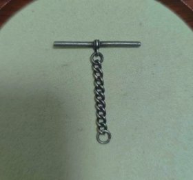 （银质）民国时期老徽章使用的链子担杆链
