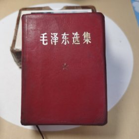 028毛泽东选集一卷本（毛主席老家湖南1印，皮面）