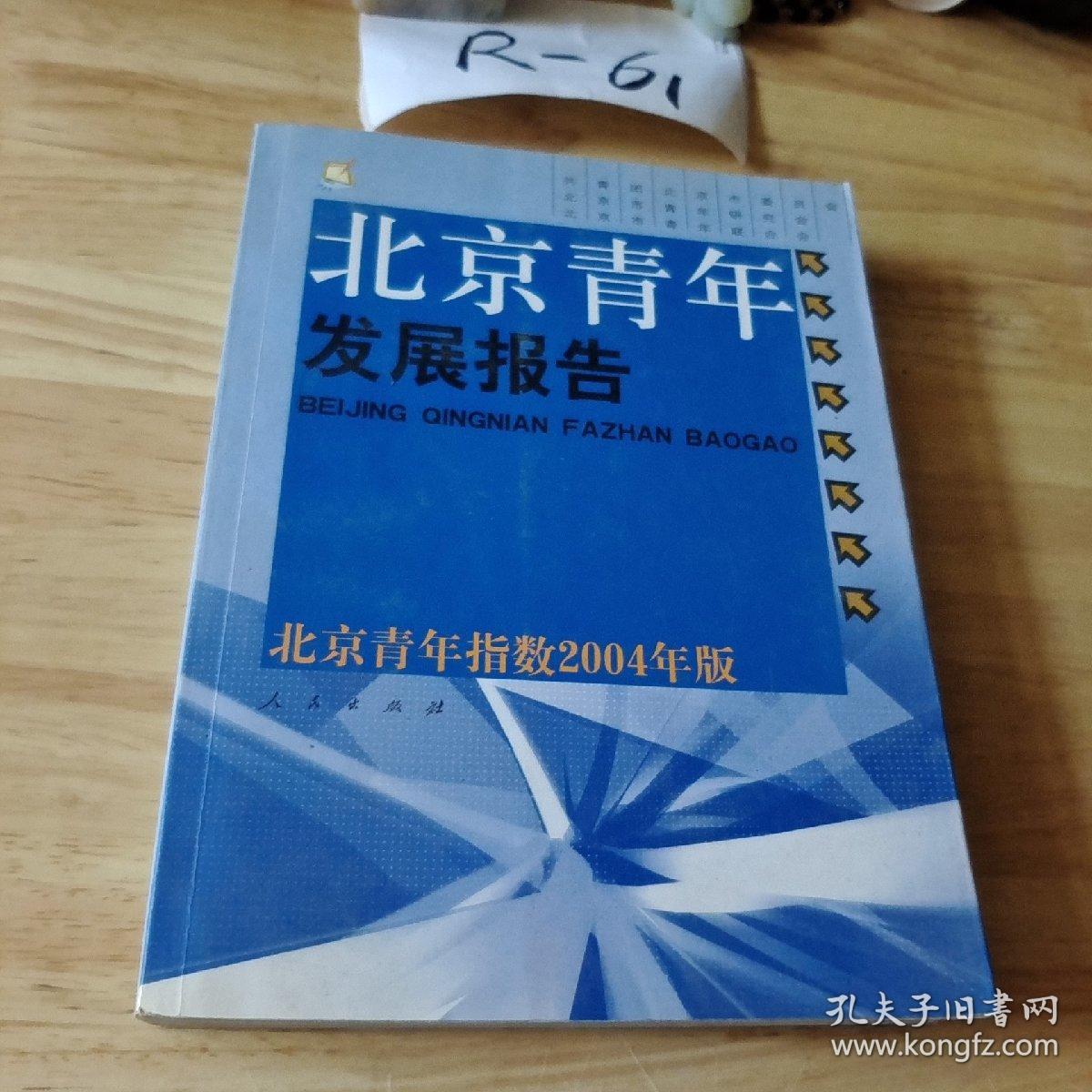 北京青年发展报告—    北京青年指数2004年版