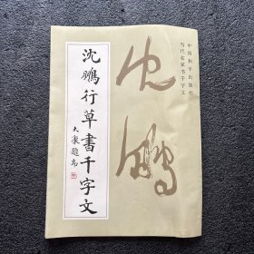 沈鹏行草书千字文 包挂刷