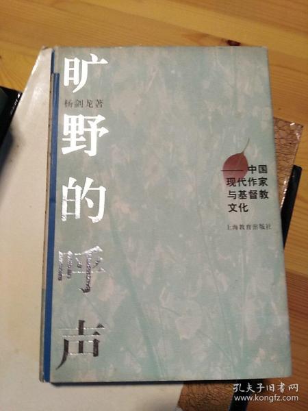 旷野的呼声:中国现代作家与基督教文化