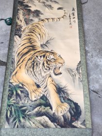 老年画威震山河80年代的品相可以