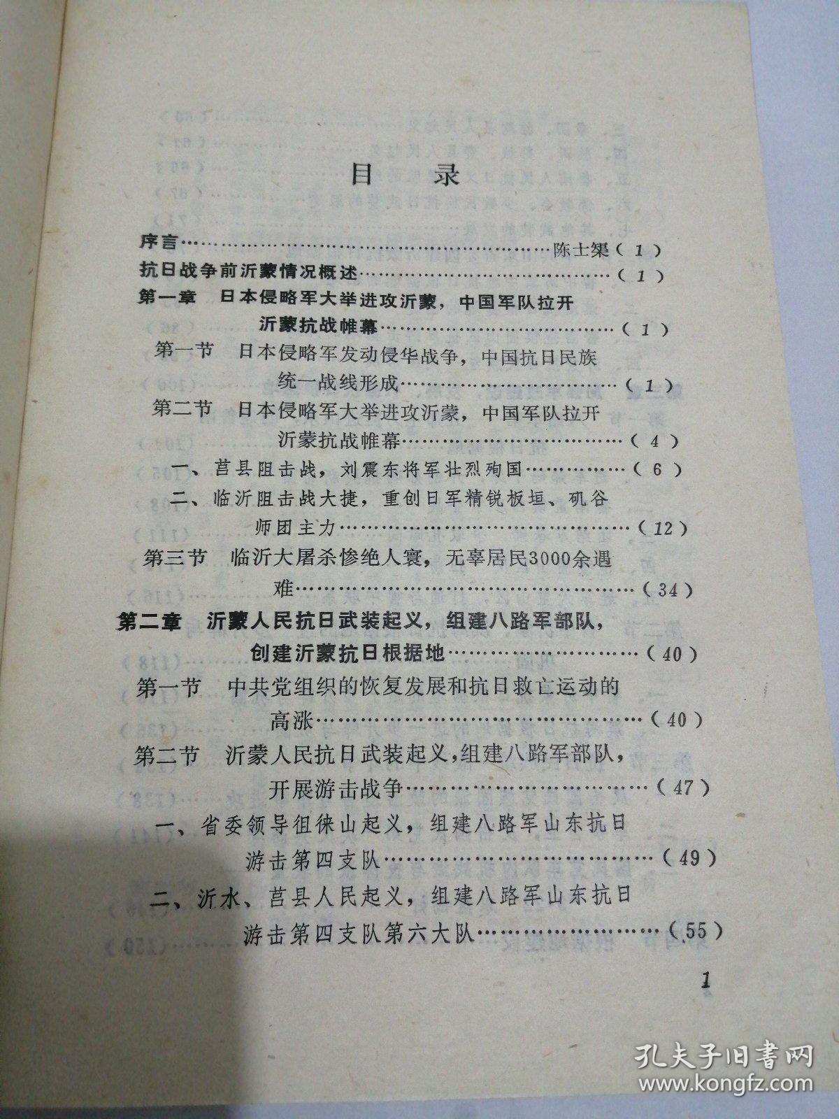 点击查看原图 沂蒙抗日战争史