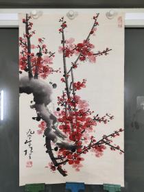 著名画家张平作品，画芯尺寸67X41㎝厘米，保老保真。