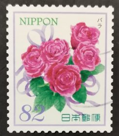 日本信销邮票 おもてなしの花シリーズ 第6集 バラ（玫瑰 樱花目录C2270a）