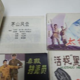 80年代连环画。雪地英雄。茅山风云。太行小兵。珊瑚笛。真假特派员。活捉黑太岁。太湖渔侠。抓舌头。无声的战斗。格萨尔王焚妖尸《十本合售》