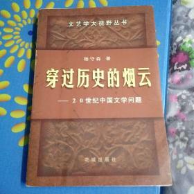 穿过历史的烟云:20世纪中国文学问题