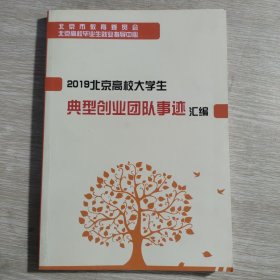 2019北京高校大学生 典型创业团队事迹汇编