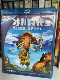 BD蓝光电影电视影视高清正版原版引进盒装，《Ice Age3冰川时代3（3D）》（非卖品）（1BD）（2009年7月上映），2010年，辽宁文化艺术音像出版社