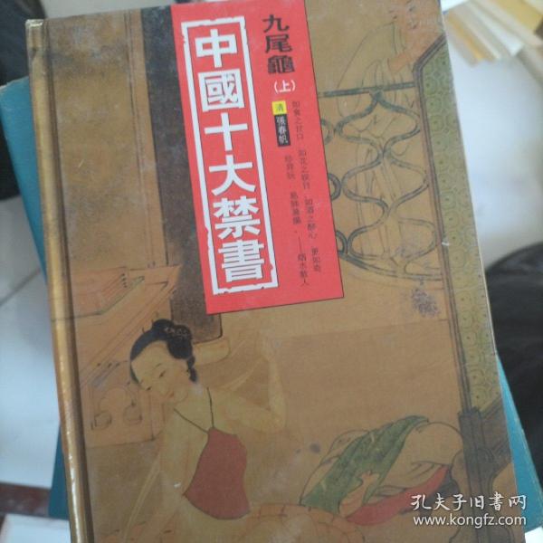 中国十大禁书：《剪燈新话》《醋葫芦》《品花宝鉴》《隔簾花影》《国色天香》《飞花艳想》《空空幻》《玉楼春》《红楼春梦》 《九尾龟》