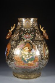 （议价） 清乾隆：鹿头尊千手观音唐卡