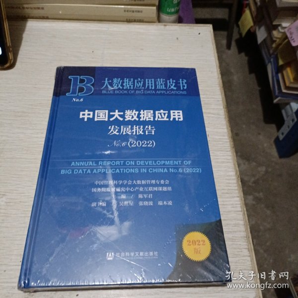 大数据应用蓝皮书：中国大数据应用发展报告No.6（2022）