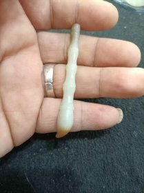和田玉毛笔吊坠