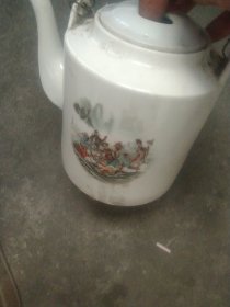 完整的80年代八仙过海茶壶