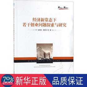 经济新常态下若干创业问题探索与研究 经济理论、法规 张明林，周荣华等 新华正版