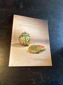 美国 纽约 古董商 勇兴 2012年 courage joy --Serene glazes, elegant forms 最后一页折伤 见图