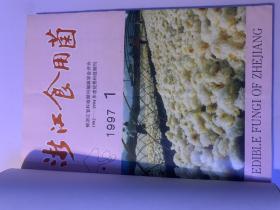 1990年至1997年浙江食用菌杂志合刊 八本合售，保存完好