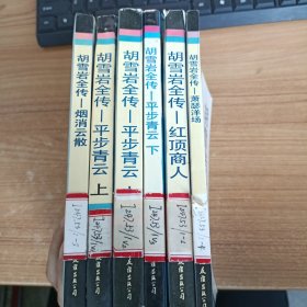 胡雪岩全传 平步青云（上中下）+烟消云散+萧瑟洋场＋红顶商人【6册合售】