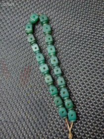 绿玛瑙琮式串