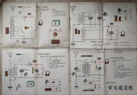 收音机电路图 6张如图一起出售。