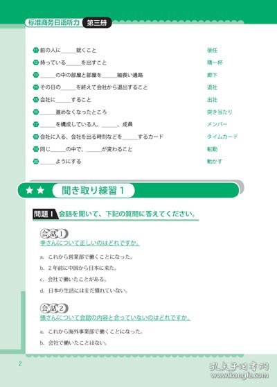 标准商务日语听力（3）